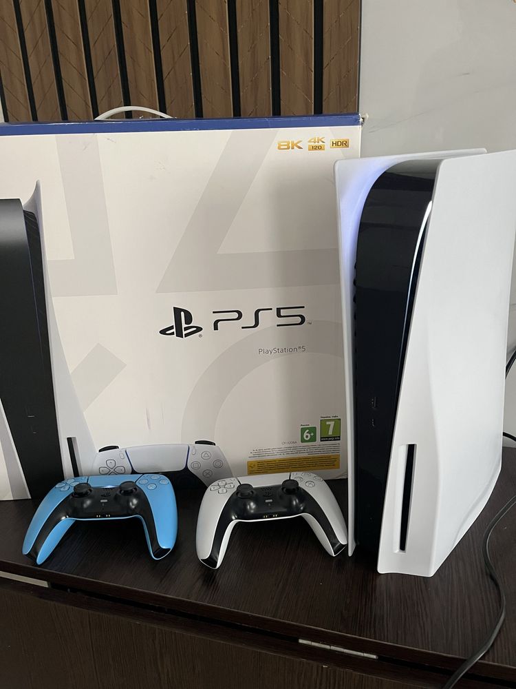 Пс 5 + 2 джостика и игры