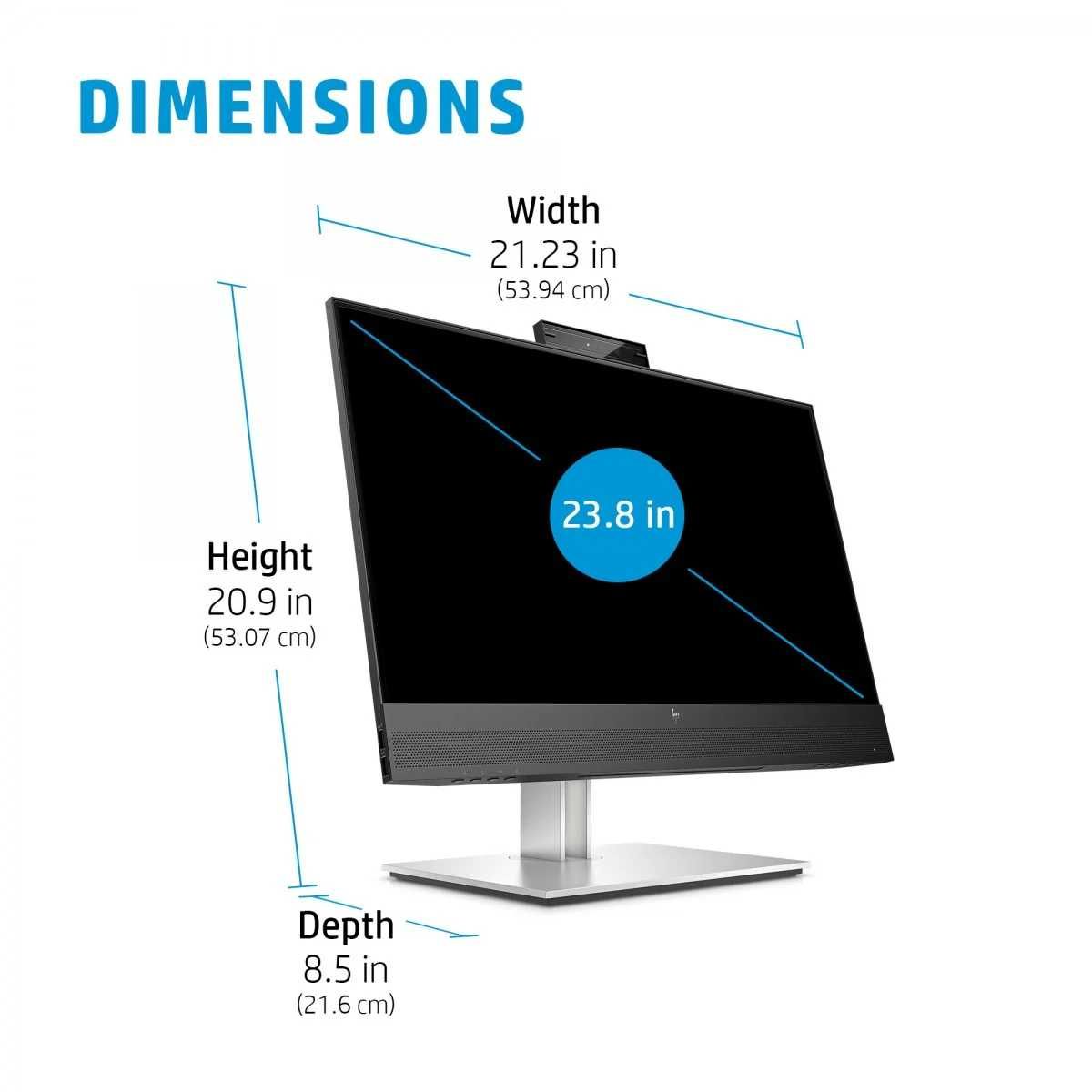 Монитор HP E24mv G4 1920x1080 с 12 месеца гаранция