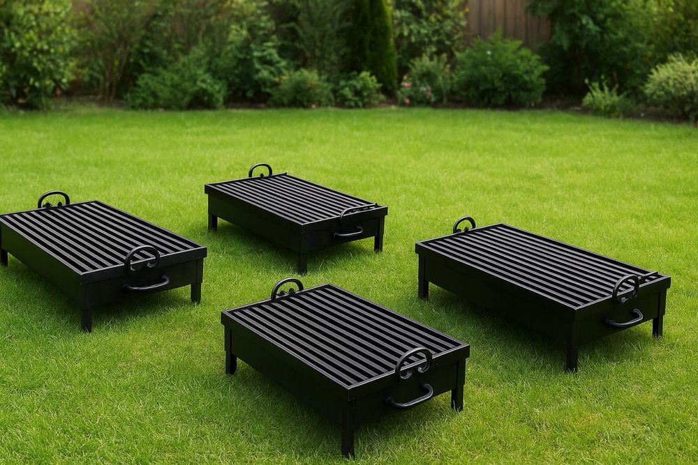 Скари барбекюта на дървени въглища