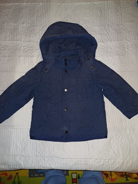 Geaca si Vesta 2-3 ani roșie LC waikiki și albastra Zara Babybaiat și