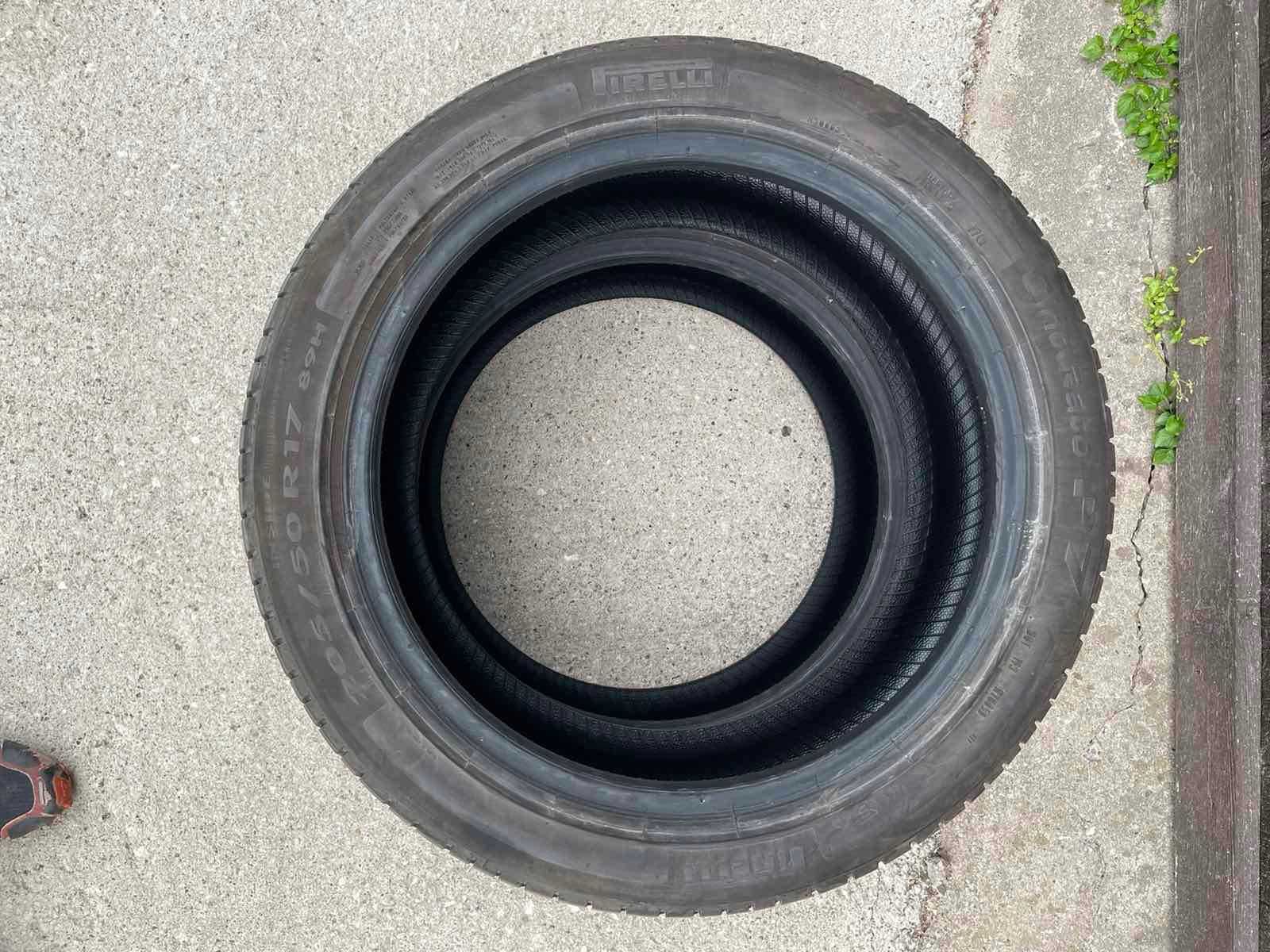 2бр гуми Pirelli 205/50/17 dot1221 | 6mm