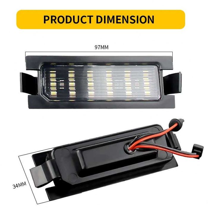 LED диодни плафони за заден регистрационен номер