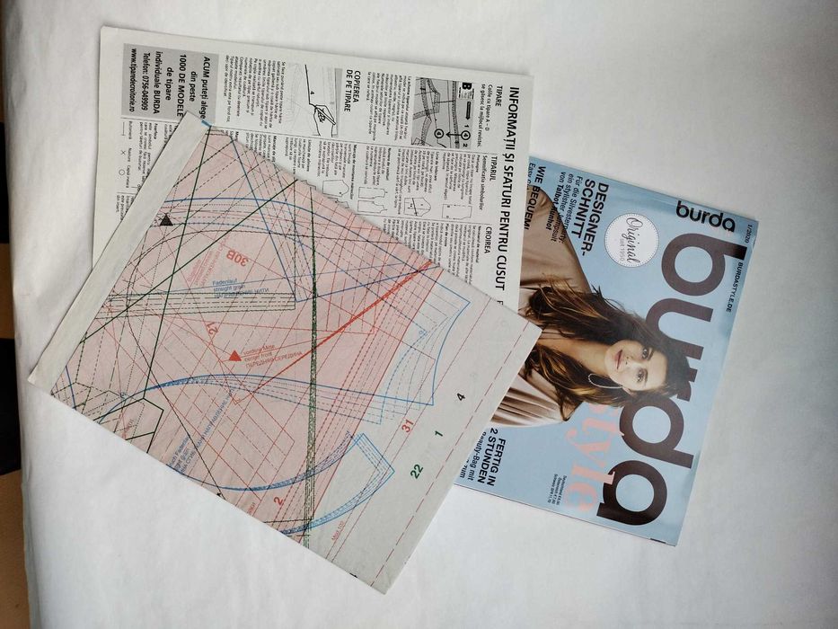set 10 reviste de moda Burda