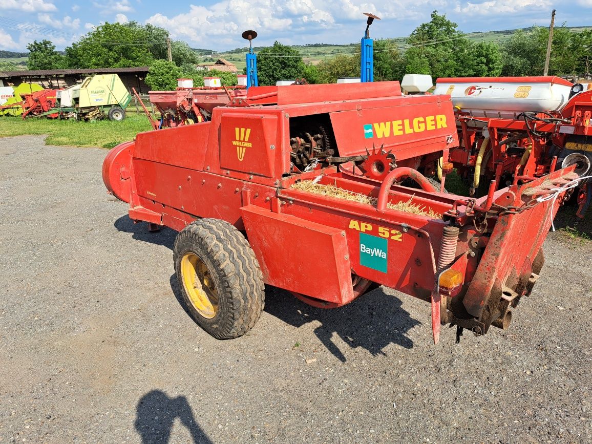 Presa de balotat rotunda Krone , Claas rollant , Welger