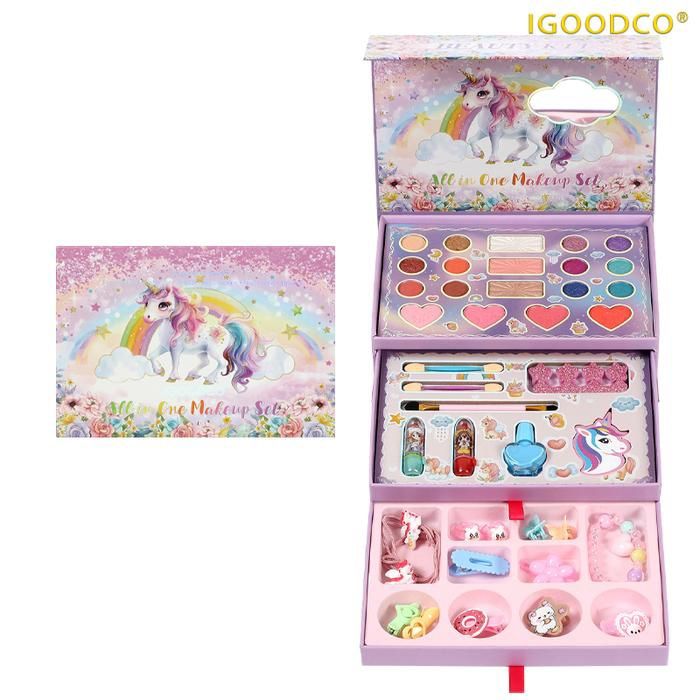 IGOODCO Новая разноцветная модная детская косметичка с тенями для век