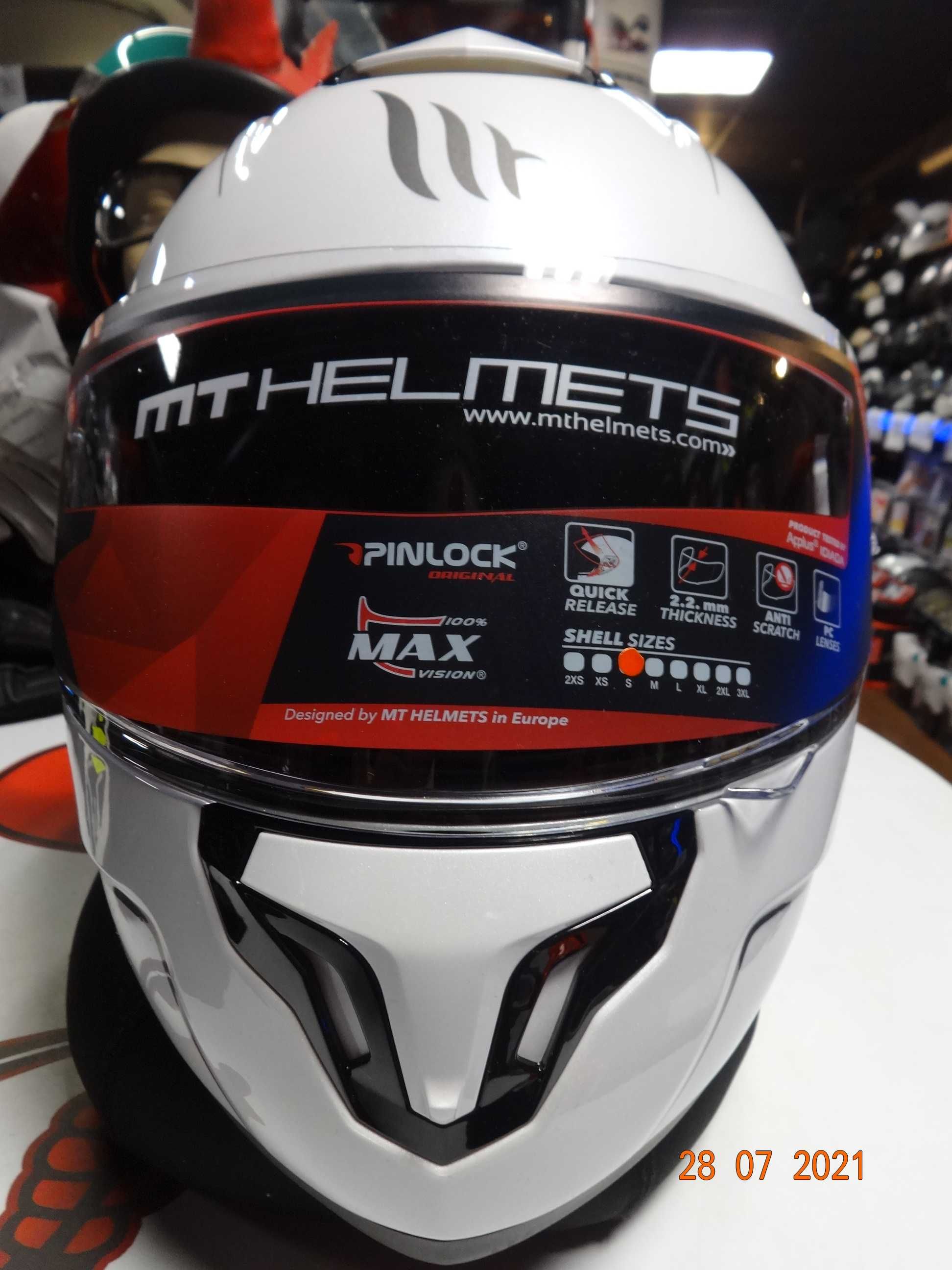 каска MT Helmets каска ATOM SV модуларна мото каска тъмни очила