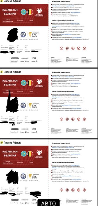 Казахстан- Бельгия ,Есть 10 билетов рядом, Е3 Е1