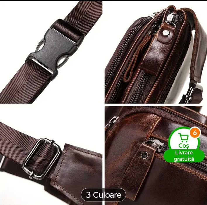 Borseta piele naturala HumerPaul