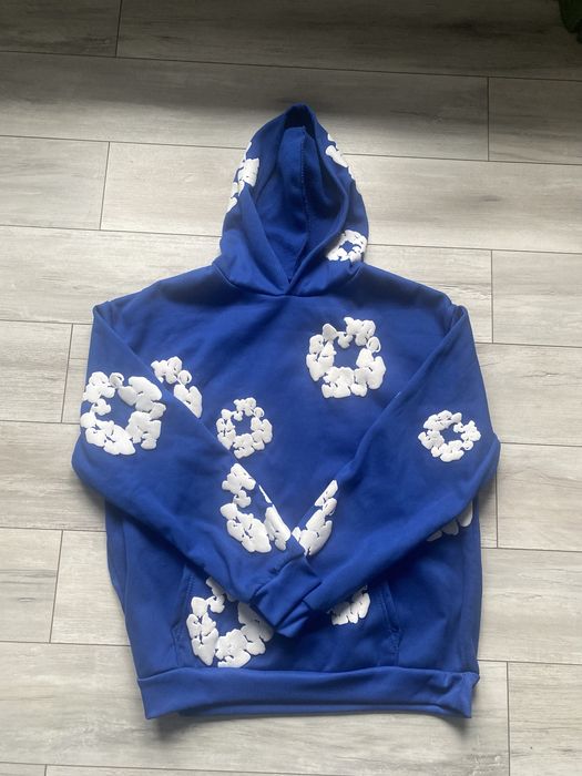 Hanorac denim tears albastru