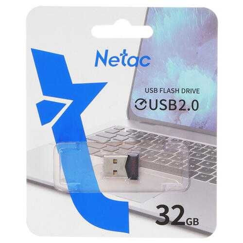 USB-накопитель Netac 32GB, NT03UM81N-032G-20BK, USB2.0