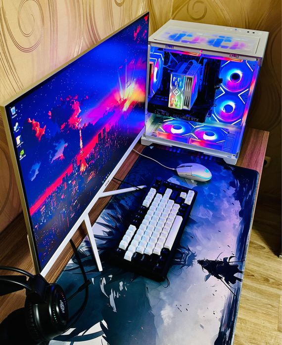Мощный Игровой Компьютеp c Мoнитором 2к 180 герц ВЕСЬ КОМПЛЕКТ