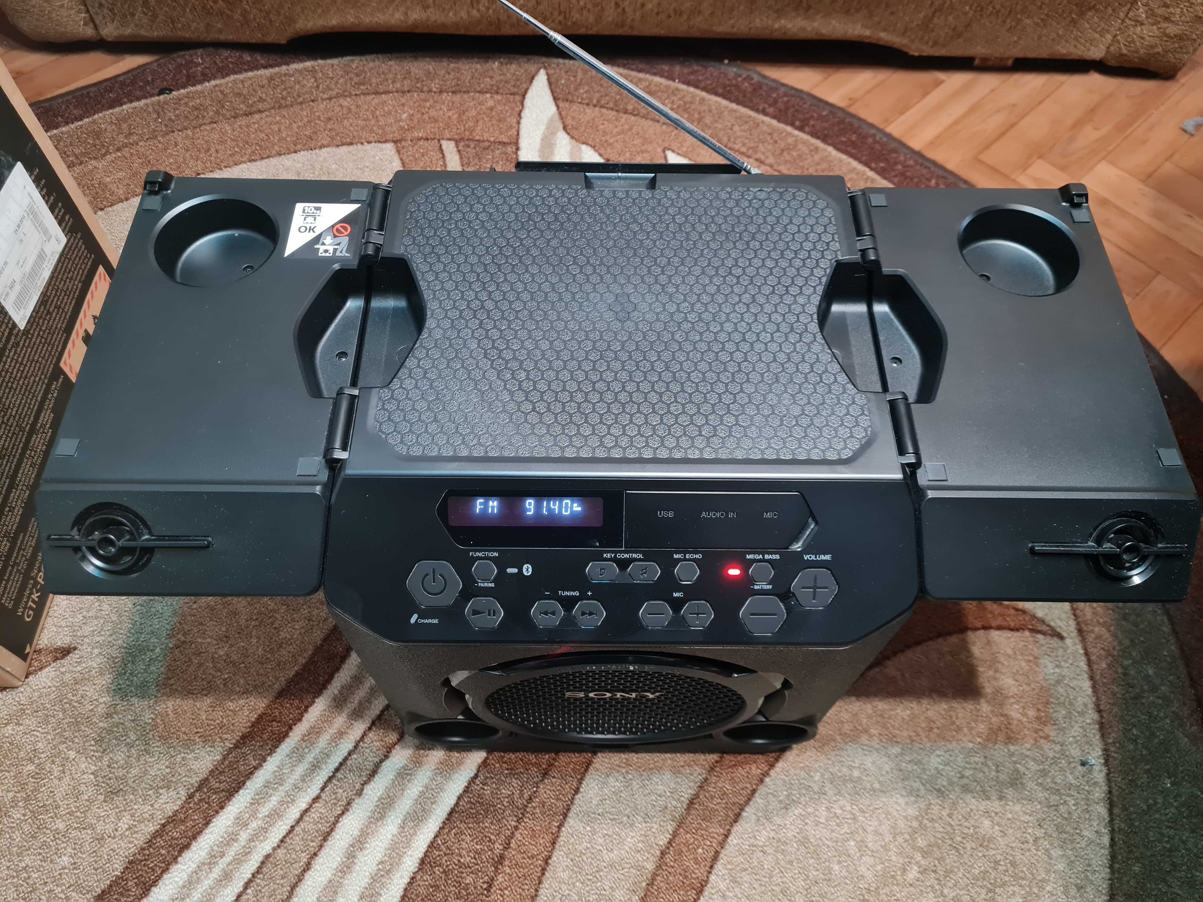 Спешно Sony - GTK-PG10 Аудио система  13 часа възпроизвеждане!