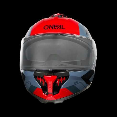 Каска O'NEAL CHALLENGER EXO BLACK/GRAY/RED V.25 22.06 с очила спортна