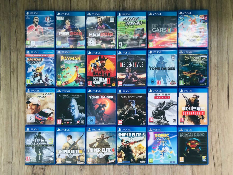 Lot PS4 PS5 Play Station Jocuri Colectie
