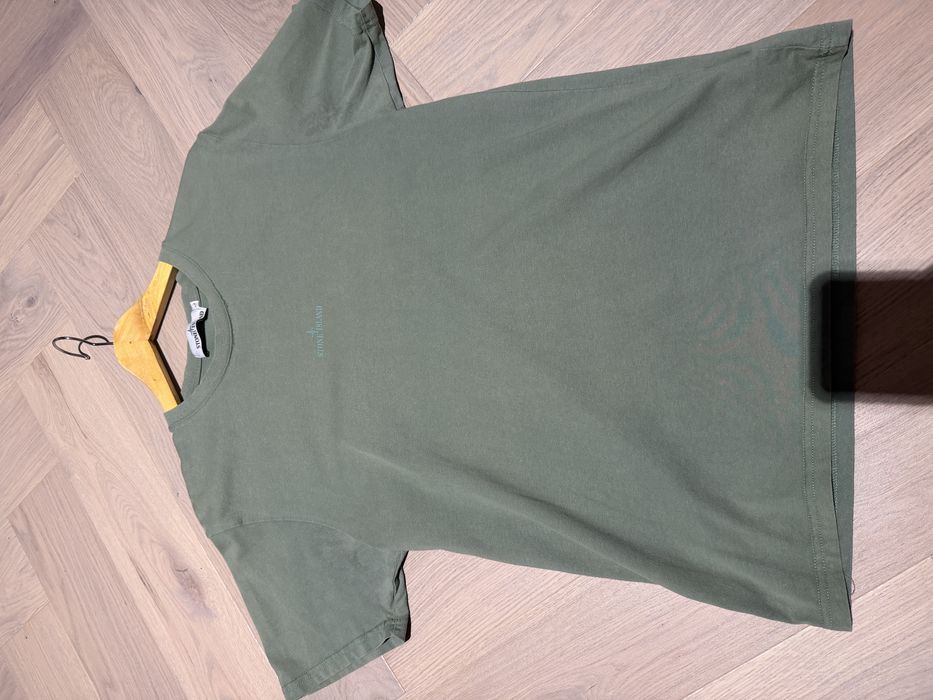 Tricou stone island verde barbati marimea M slim