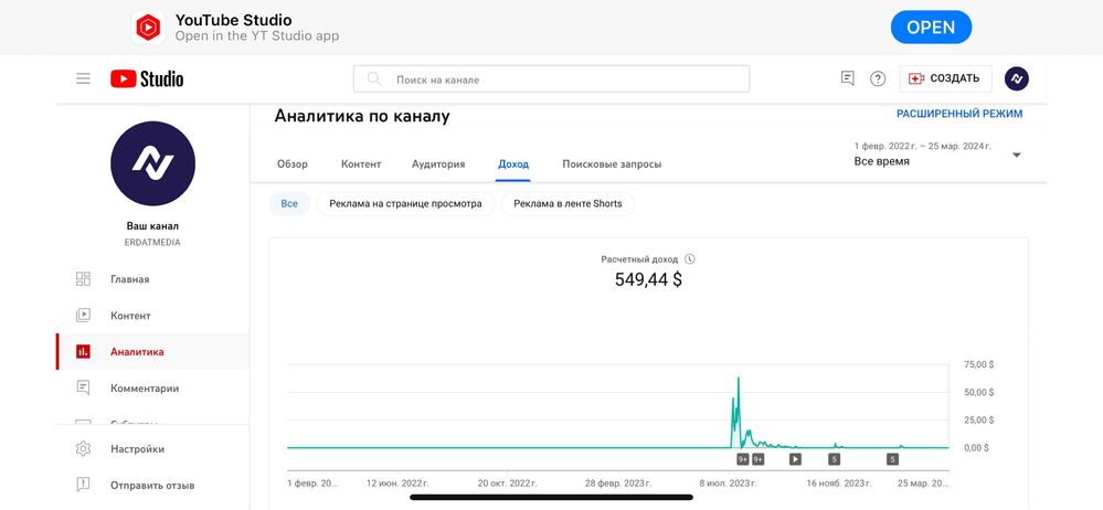 Продается ютуб канал | Ютуб канал сатылады | Монетизация есть