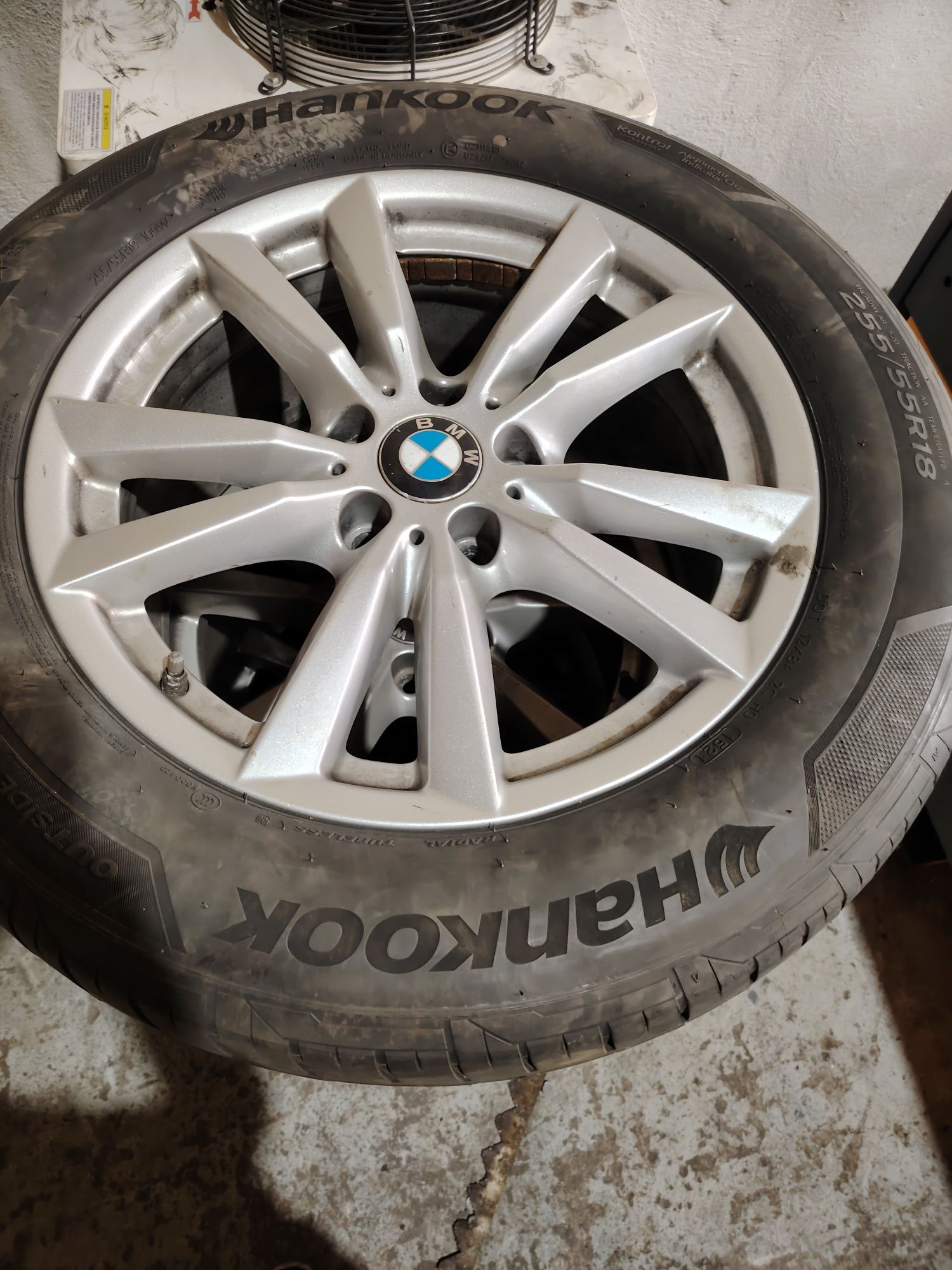 Jante  bmw x3+ cauciucuri 225/55/r18 de vară