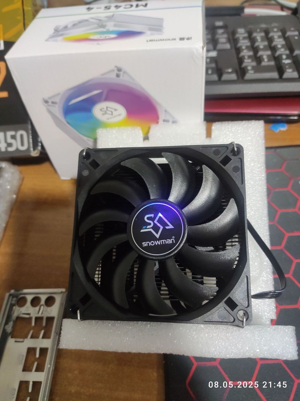 Комплект B450m ds3h+ryzen 5 3600