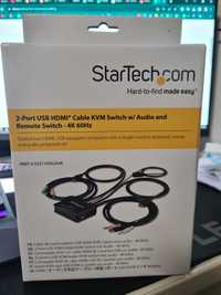 StarTech  Dual DisplayPort USB KVM Switch with Audio & USB 2.0 Hub