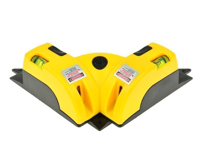 Линеен лазерен нивелир с прав ъгъл, 90 °