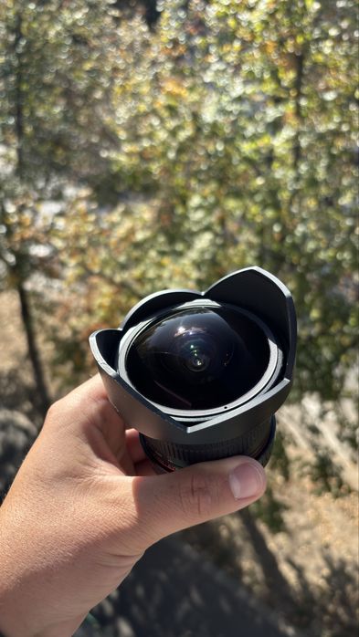 Obiectiv Canon 50mm f1.8 + Samyang 8mm f3.5