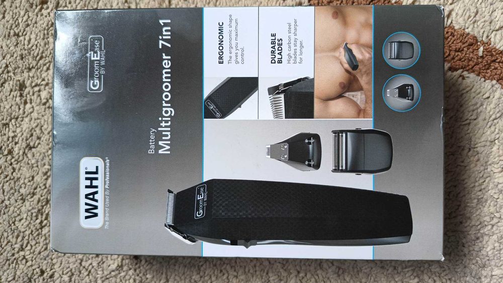 Aparat de tuns barba / corp fara fir WAHL GroomEase Multigroomer 7in1