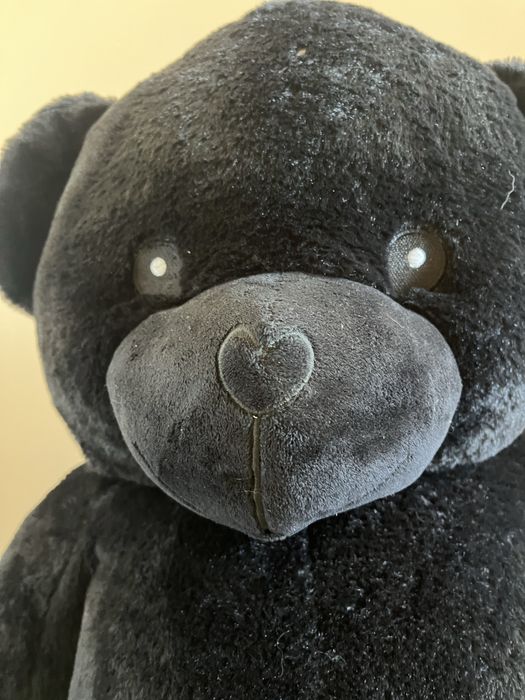 Голямо черно плюшено мече 100 см