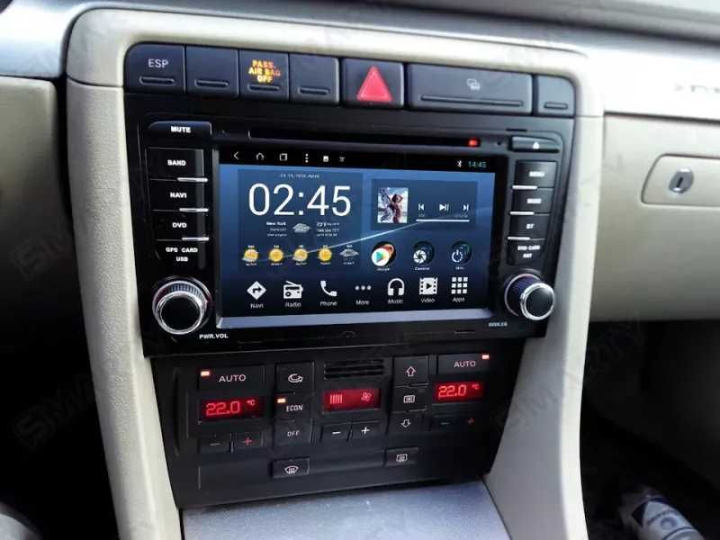 Navigație Android 15 Dedicata Audi A4 4GB RAM – CarPlay, QLed, DSP