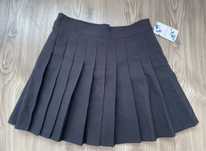 fusta plisata neagra