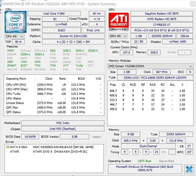 Calculator Unitate Pc Gaming I7 860 Ram 8gb  GTA CS GO Windows 10