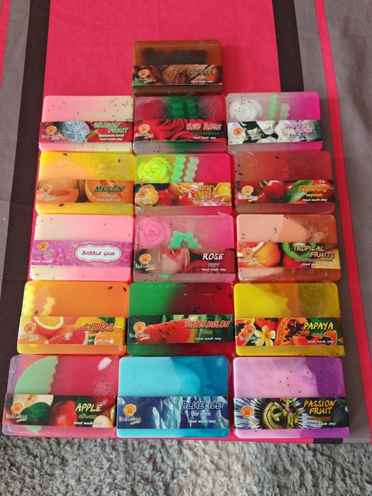 Глицеринови сапуни ръчна изработка 16 модела