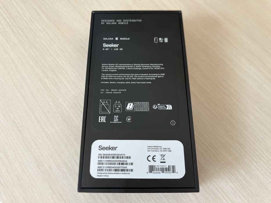 Продавам Solana Mobile Seeker 128/8GB-НОВ