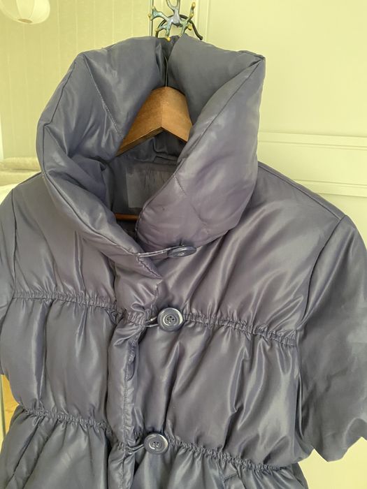 Jacheta tip vesta din puf de gasca, mov, dama, marimea S