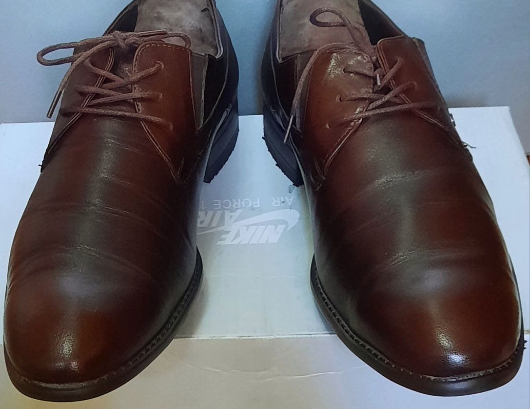 Туфли кожаные в отличном состоянии,  размер 43-44
