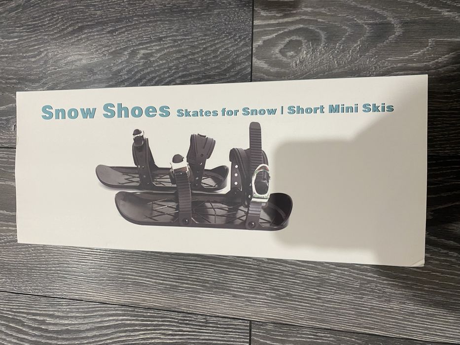 Mini schiuri, patine pentru zapada, sporturi de iarna