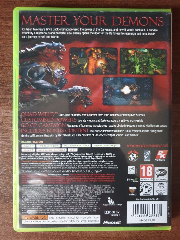 The Darkness 2 Limited Edition Xbox 360