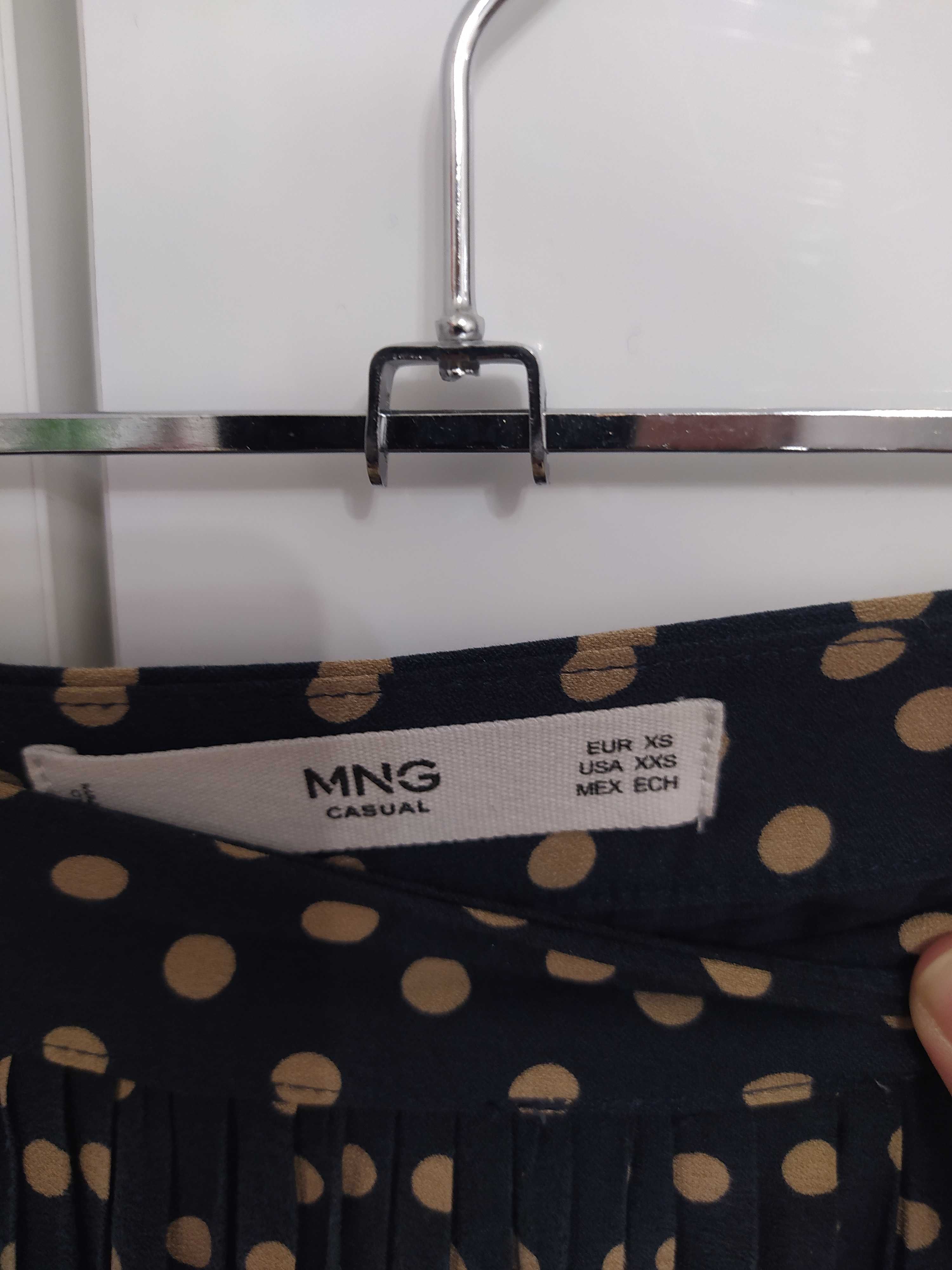Юбка Mango, размер xs, плиссированная