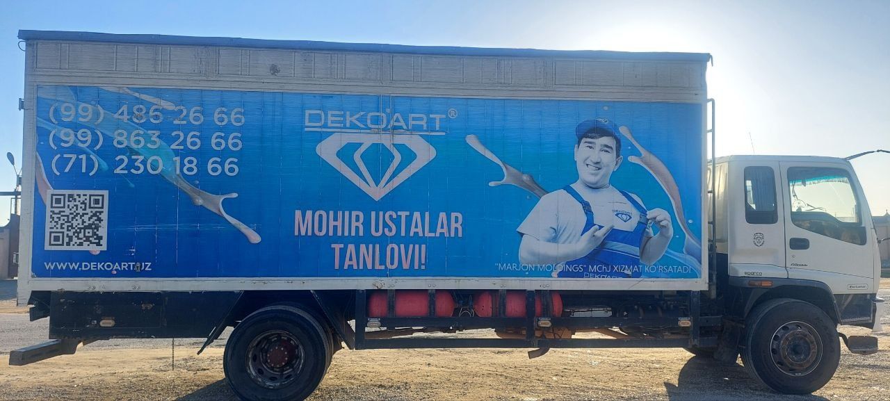 ISUZU sotadi. 2014 yil ishlab chiqarilgan metan o'rnatilgan