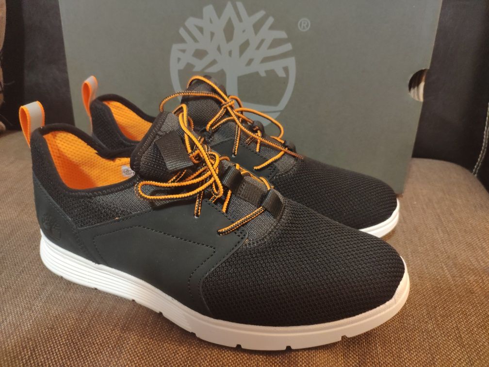 Timberland Killington Leather/Fabric Oxford Black with Orange