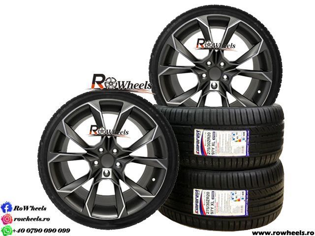 Jante SKODA Model VRS 19 R19 Gunmetal Machined Face Anvelope Vara