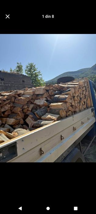 Lemne de foc la tona gata crăpate de foc transport gratuit in Bucureșt