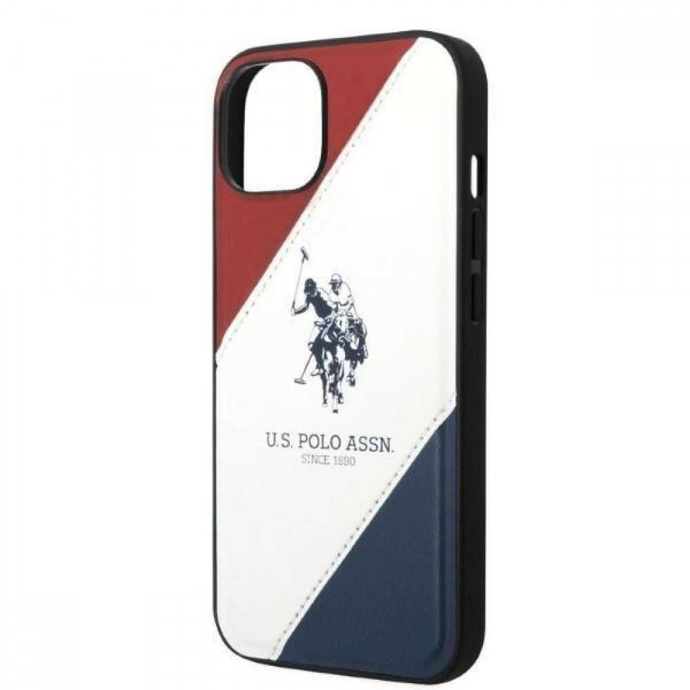 Гръб U.S. Polo Assn Tricolor за iPhone 14, 14 Pro Max, iPhone 13