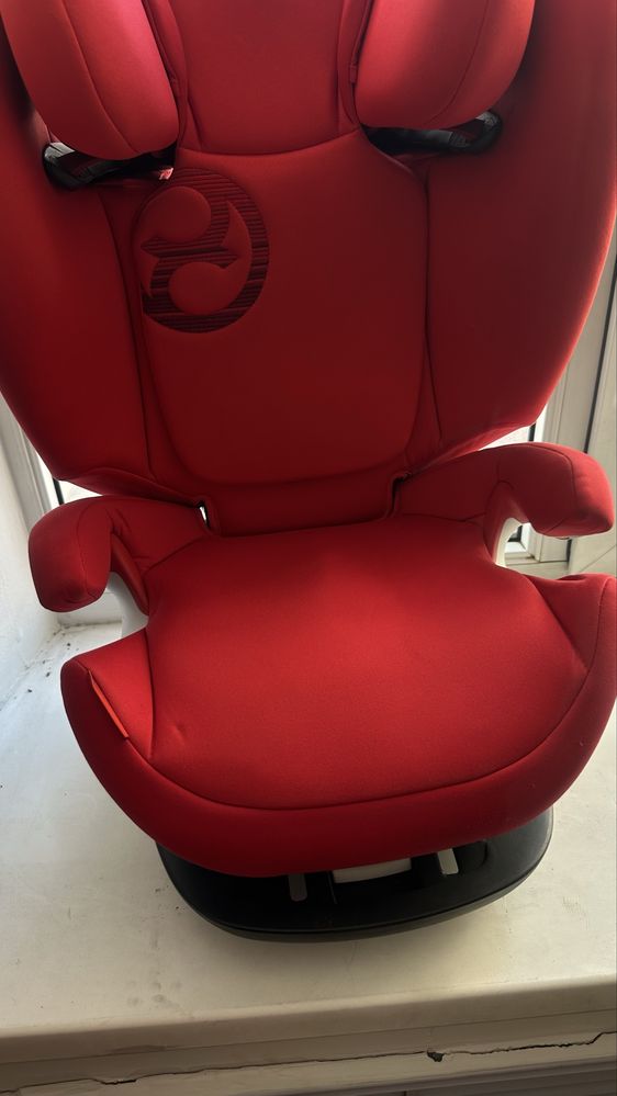 Автокресло Cybex pallas m-fix rebel red 2шт