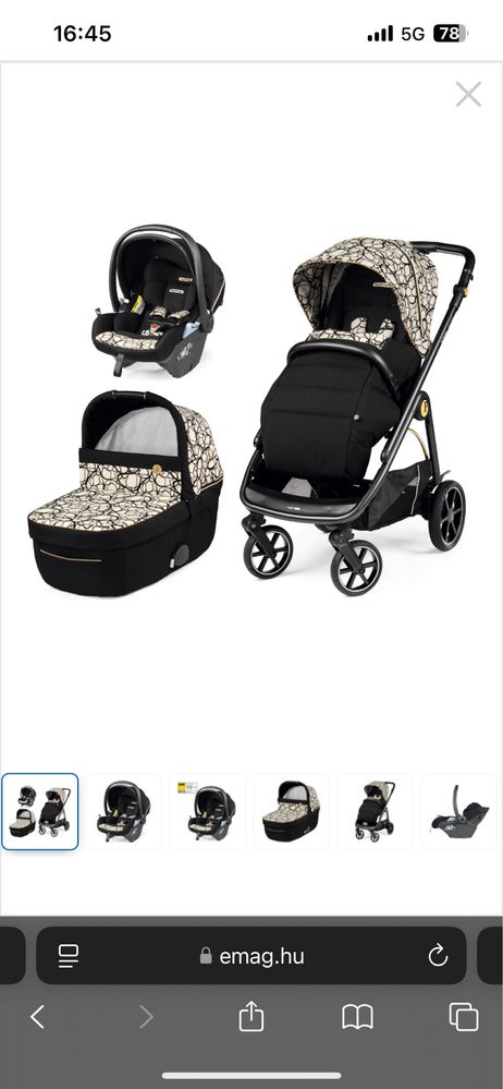 Peg Perego количка 2в 1