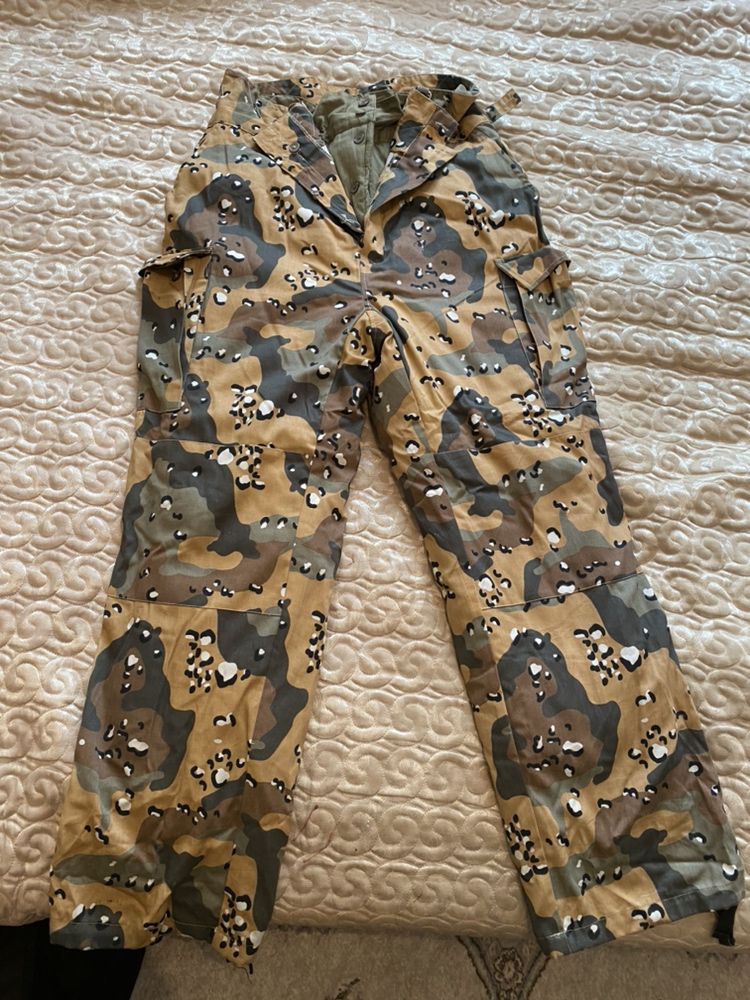Новые зимние военные брюки со съемным теплым подкладом