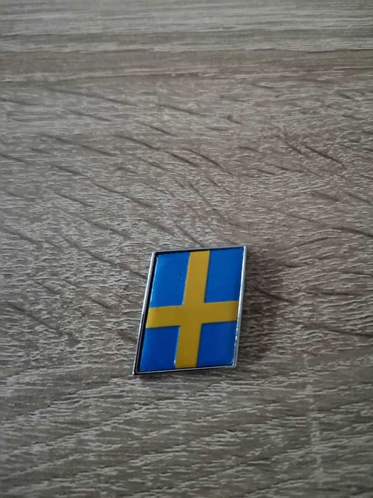 метална емблема шведски флаг за Волво Volvo