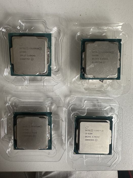 продам 4 процессора на сокет 1151 и 1200