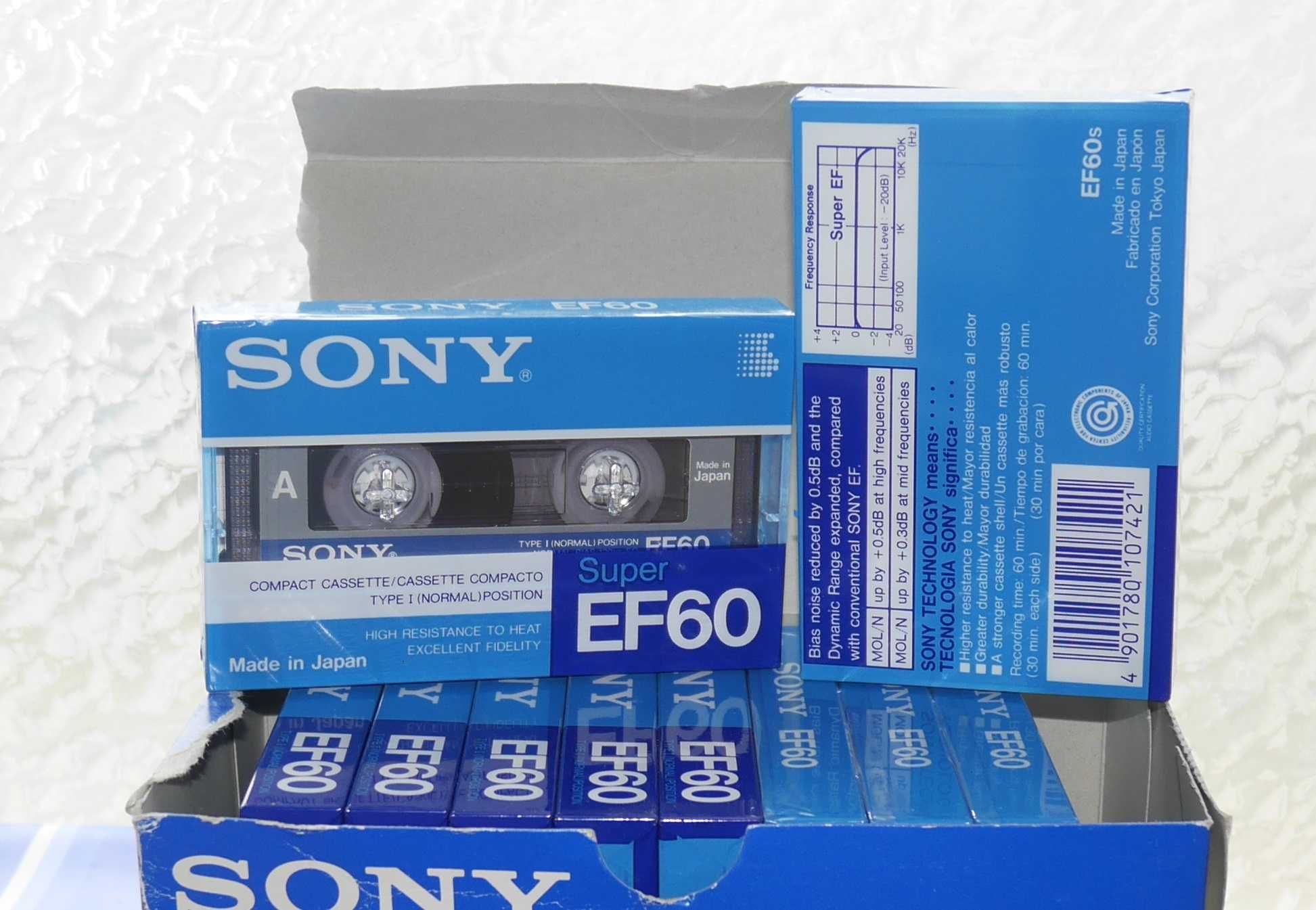 okazie Muzica pe casete SONY EF60 pt casetofon deck technics akai