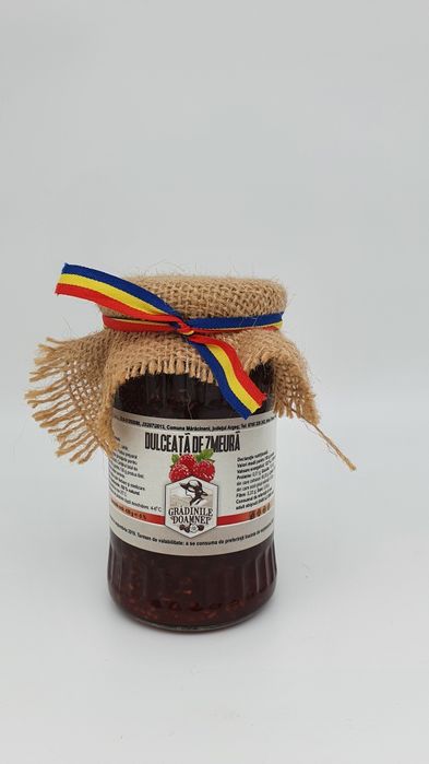 Dulceata de zmeură, tradițională  100% naturala