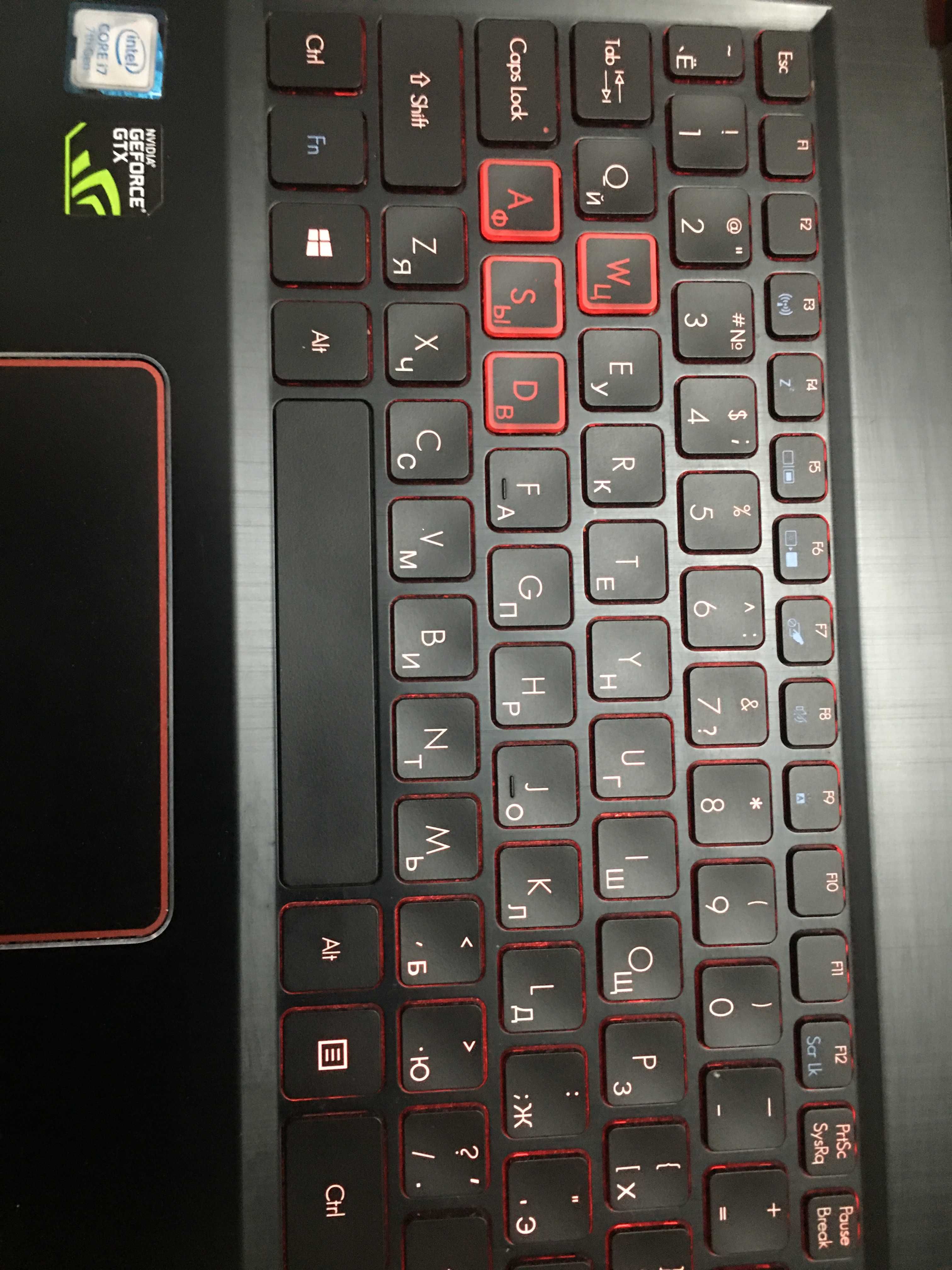 Продам ноутбук игровой core i7 7700h+gtx 1050ti 4 gb ddr5/16 gb.Обмен.